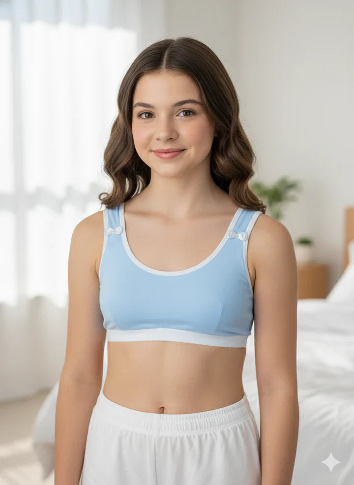 Teenager Soft Cotton Sports Bra