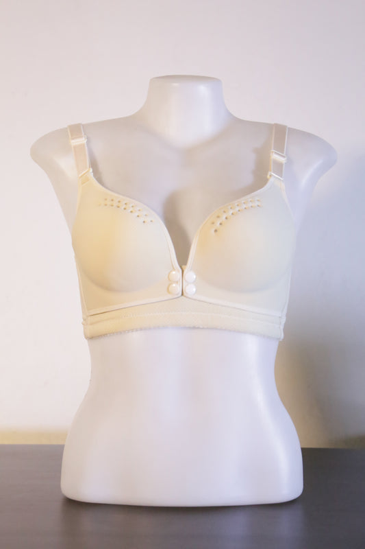 Ultra-Breathable Comfort Wireless Everyday Bra Skin